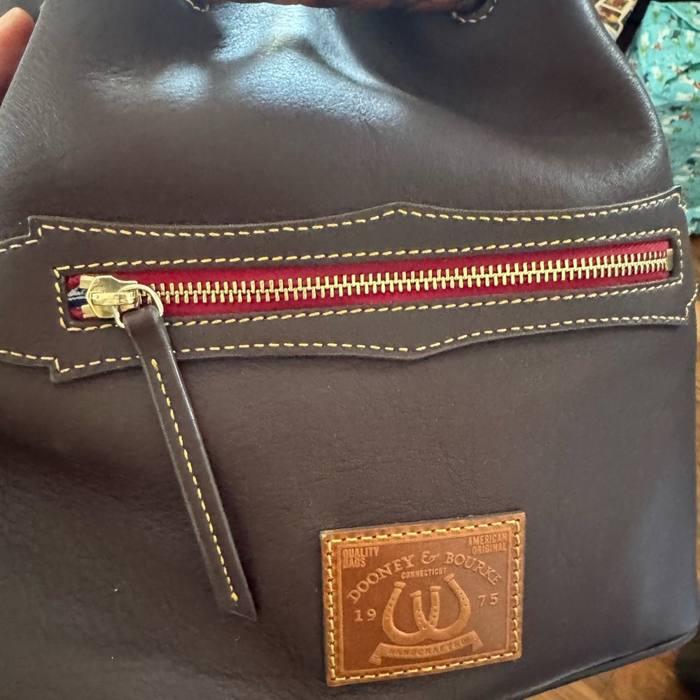 Dooney & Bourke Western Drawstring Satchel Large - Picture 4 of 7